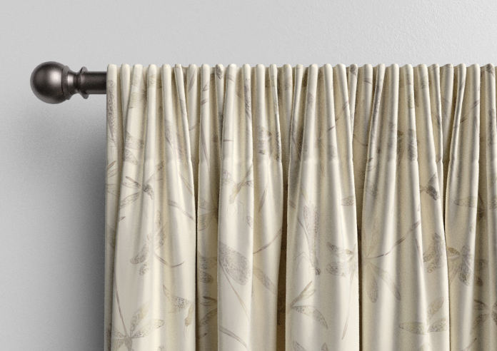 Dragonflies, Natural - Made to Measure Curtains - Image 9